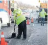  ??  ?? The city paid 47 per cent of all claims for pothole damage last year, for an average of $516.