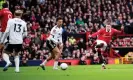  ?? United/Getty Images ?? Wout Weghorst takes aim without success. Photograph: Ash Donelon/Manchester