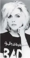  ??  ?? Debbie Harry is seen in 1986.