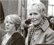  ?? Jefferson Siegel / New York Times ?? E. Jean Carroll is suing President Donald Trump for defamation, accusing him of lying about raping her.