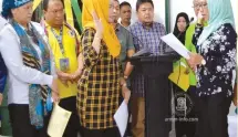  ?? (ARMM BPI) ?? Dayang Carlsum Sangkula Jumaide has been sworn in as the new Secretary of the Department of Agrarian Reform of the Autonomous Region in Muslim Mindanao.