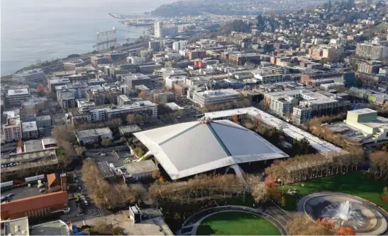  ?? ELAINE THOMPSON/AP ?? KeyArena would be the home of a future NHL franchise in Seattle. Other cities, including Houston, Quebec City and Toronto, could seek expansion teams, too.