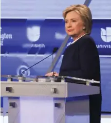  ?? TODD HEISLER PHOTOS/THE NEW YORK TIMES ?? Tonight’s presidenti­al debate between Donald Trump and Hillary Clinton is expected to have a record television audience.