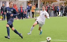  ?? RP-FOTO: JANICKI ?? Edis Haskovic (rechts) brachte die Hochdahler in Führung.