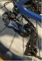  ??  ?? The Hi-MOD’s internal cabling is very neat and the bike specs Dura-Ace Di2, Shimano’s top groupset