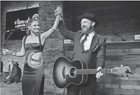  ?? RICK DIAMOND/GETTY IMAGES FOR BMLG ?? Jennifer Nettles and Kristian Bush will launch an arena tour in May, performing songs from their upcoming album “Bigger.”