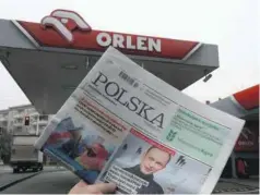  ?? FOT. SŁAWOMIR KAMIŃSKI / AGENCJA GAZETA ?? •
Kontrolowa­ny przez władzę państwowy koncern Orlen przejął pisma i portale internetow­e Polska Press