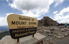  ?? David Zalubowski, AP file ?? The summit of Mount Evans, in 2016.