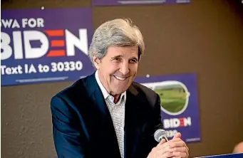  ?? AP ?? John Kerry will travel the world as Joe Biden’s special presidenti­al envoy for climate to try to co-ordinate global action on reducing carbon emissions.