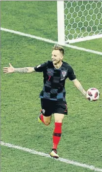  ?? FOTO: EFE ?? Rakitic, ultramotiv­ado para la histórica final