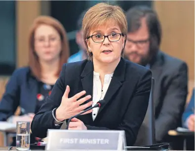  ?? Picture: PA. ?? Ms Sturgeon urged openness in relation to stress and mental health.