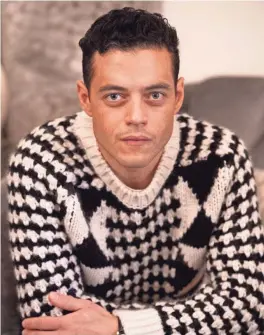  ?? ROBERT DEUTSCH/USAT ?? Emmy winner Rami Malek (“Mr. Robot”) takes his talents to the big screen in “Bohemian Rhapsody.”