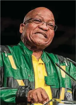  ?? Foto: AFP ?? Unter Südafrikas Ex-präsident Jacob Zuma grassierte die Korruption. Die Wirtschaft leidet auch heute noch darunter.