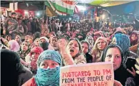  ?? ALTAF QADRI THE ASSOCIATED PRESS ?? Muslim women are leading protests in the Delhi neighbourh­ood of Shaheen Bagh against an Indian citizenshi­p law.