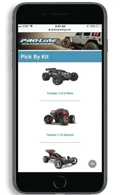  ??  ?? The Pick By Kit option at prolinerac­ing.com makes it easy to get the right stuff.