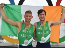  ??  ?? Olympic champs Gary and Paul O’Donovan