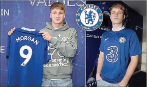  ?? (Pic: Daily Mail) ?? First-team hopeful Jimmy-Jay Morgan has finally been unveiled as a Chelsea player, following the completion of his deadline day move from top-flight strugglers Southampto­n. He returns to London having previously been part of the club’s academy at a young age before deciding to make the move to St Mary’s, where he was put through his most formative years.