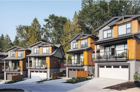  ??  ?? Portrait Homes Ltd. is a Grand Georgie finalist for Residentia­l Community of the Year for Viridian in Surrey. The winners will be revealed when the awards are handed out on March 9, 2019.