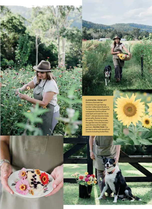 Canungra's Pretty Produce farmer of edible flowers Simone Jelley