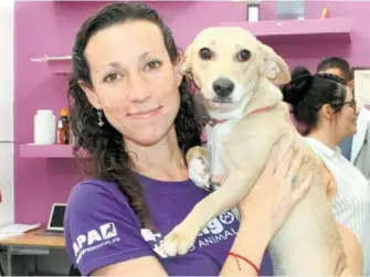  ?? Foto: Karla Barba ?? AnunciÓ Ana Zavala la conmemorac­ión del Día Internacio­nal de los Animales sin Hogar.