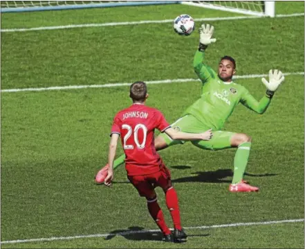  ?? JEFF HAYNES — THE ASSOCIATED PRESS ?? Downingtow­n West grad Zack Steffen has found a home with the Columbus Crew after being let go by the Union. Steffen will face the Union in a home-and-home, beginning tonight in Columbus.