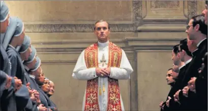  ?? The Young Pope. ?? Jude Law, como el papa Pío XIII en un episodio de