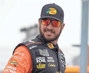  ?? JEROME MIRON/USA TODAY SPORTS ?? Defending Monster Energy NASCAR Cup Series champion Martin Truex Jr. won the 2013 road race at Sonoma.