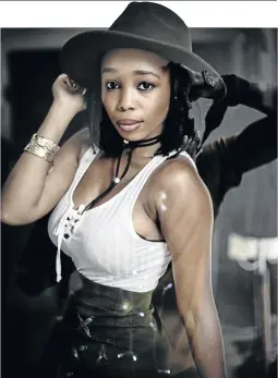  ?? /ODIDI BUKASHE ?? Candice Modiselle says it is crazy that in 2018 she spends most days thankful to be alive .
