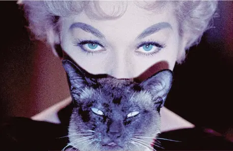  ??  ?? Due volti “ufficiali” Kim Novak e il suo Cagliostro sono il simbolo del manifesto del TFF 2017