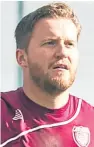  ??  ?? Steven Doris: could be the first Arbroath player to win two titles if the Lichties better or match Forfar’s result next week.