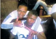  ??  ?? Silvio Dubán Ortiz Ortiz y Javier Bernardo Cuero Ortiz, asesinados en Tumaco.