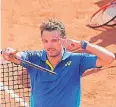  ?? FOTO: AP ?? Stan Wawrinka feiert seinen Sieg gegen Andy Murray.