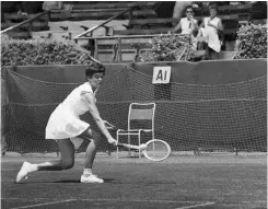  ?? ?? Clockwise from top: Esna Boyd was a seven-time Australian Championsh­ips finalist; Mary Carter, who took a stand in 1956; Evonne Goolagong Cawley in 1977 and 1982. Opposite page: Daphne Akhurst (top) in 1928 and Judy (Tegart) Dalton in 1968.