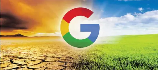  ?? BILD: SN/FOTOLIA/GOOGLE, MONTAGE: DOPSCH ?? Gibt es den Klimawande­l gar nicht? Das könnte man meinen, wenn man die US-Google-Suche durchforst­et.