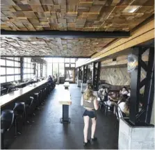  ?? STAFF FILE PHOTO ?? The downstairs interior of the Flying Squirrel is seen in 2019.