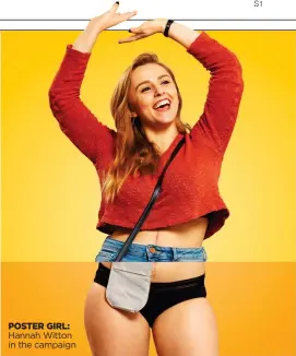  ??  ?? POSTER GIRL: Hannah Witton in the campaign