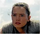  ??  ?? Daisy Ridley headlines Star Wars: The Last Jedi.