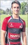  ?? SUBMITTED PHOTO ?? Jonathan Rose of Summerside has been selected for the Canadian under-19 men’s rugby team that will tour Ireland.