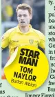  ??  ?? STAR MAN TOM NAYLO
R Burton
Albion