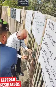  ??  ?? La manifestac­ión del martes resultó en la visita del personal de Educación.