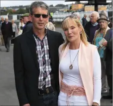  ??  ?? Michael and Mary Ellen Flynn up from Castlegreg­ory for the magic of the Listowel Races.