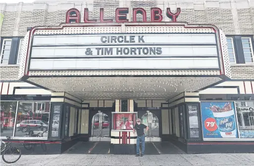  ?? STEVE RUSSELL TORONTO STAR ?? Gary Topp stands outside the site of the former Original 99-Cent Roxy theatre, which he opened in 1972. “I think for many people who ended up being in the punk/new wave scene, it was a very influentia­l place,” Topp said.