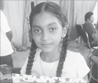  ??  ?? Anaya Lall is set to create history as she will become the first deaf chess player to represent Guyana at the internatio­nal level.