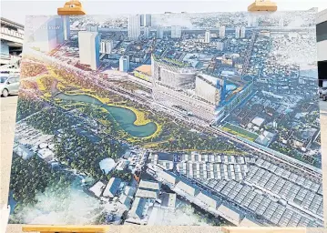  ??  ?? An artist’s rendition of the Mo Chit Complex project, which is worth 26 billion baht.