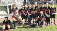  ??  ?? Paeroa put on the sun for the inaugural Thames Valley Secondary Schools Invitation­al 10’s Tournament. PHOTOS: Supplied.