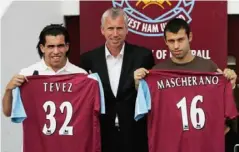  ?? (Getty) ?? Tevez's move to West Ham, along with Mascherano, was one of the most sensationa­l and bizarre in modern football