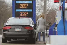  ?? AP FILE PHOTO ?? PUMP JUMP: Motorists are likely to soon see rising prices at the pump.