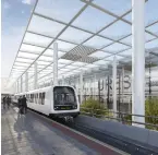  ??  ?? Tram proposal for an airport link