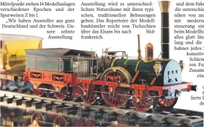  ?? ARCHIV-FOTO: SZ ?? Modelleise­nbahnen fasziniere­n Jung und Alt gleicherma­ßen.