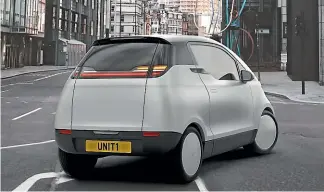  ??  ?? It’s a city car, but Uniti One can still hit 120kmh for motorway travel.